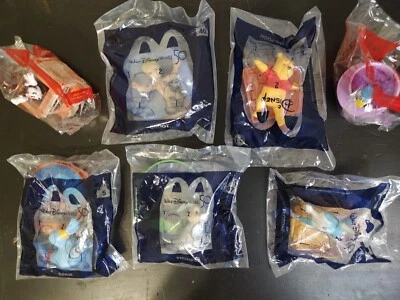 McDonalds Happy Meal Toys Disney Pixar Mickey Donald Groot Pooh Genie ThumperNIP - Image 1 of 4