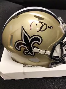 Minicasco autografiado por Darren Sproles Saints Speed Beckett certificado de autenticidad automático - Imagen 1 de 2