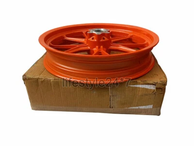 Use For KTM RC 200 Racing Bike Rear Wheel Rim Orange 2015 To 2016 Foto 1 de 4