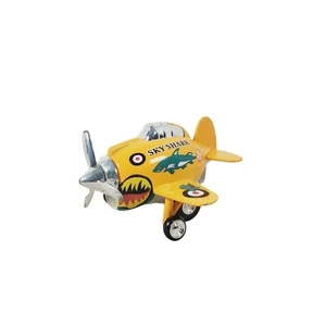 Pull Back Sky Shark Propeller Plane Toysmith Sky Shark Rare Yellow - Picture 1 of 8