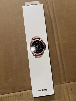 Samsung Galaxy Watch3 SM-R850 41mm Stainless Steel Case with Leather Strap -... - Image 1 of 4