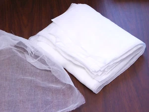 10 PIECES! Extra Large Bleached Weave Cheesecloth Fabric Grade 40 (30" x 36") HR - Picture 1 of 4