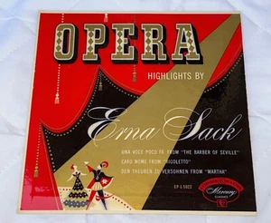 Vintage Mercury Classics Extended Playing 45 OPERA Erna Sack EP-1-5022A - Picture 1 of 9