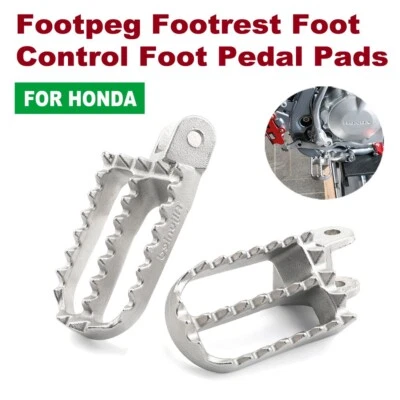 Almohadillas de pedal de control de pie para HONDA CR85R 03-07 CR80R XR400R Foto 1 de 4
