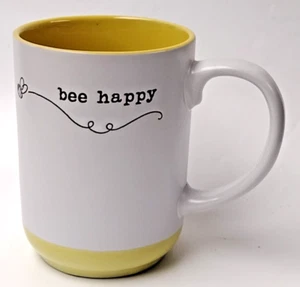Sheffield Home BEE HAPPY Ceramic Coffee 15oz Mug - Picture 1 of 6
