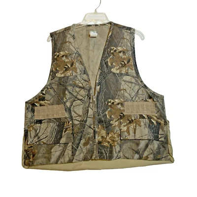 Ozark Trail Hunting Vest XL Camo Realtree Hardwoods 20-200 Bird Pheasant Gamebag - Image 1 of 4