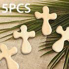 5pcs Wooden Hand Prayer Cross for Colleague Holy Land Caring Portable Neighbor