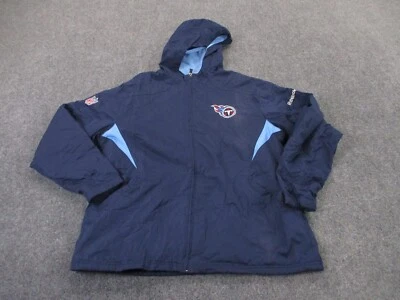 Tennessee Titans Jacket Mens L Fleece Lined Football NFL Vintage Reebok Onfield - Image 1 of 4
