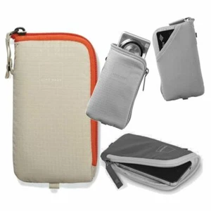 Compact Soft Shell Case Universal Holder Zip Up Bag Digital Camera Phone MP3 NEW - Picture 1 of 4