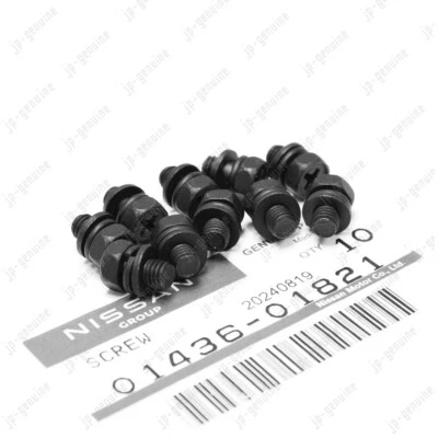 Juego de 10 tornillos sensores de nivel de combustible originales Nissan Infiniti 01436-01821 Foto 1 de 4