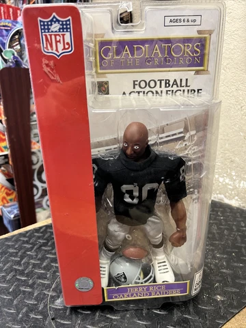NFL Gladiators Of The Gridiron Jerry Rice Oakland Raiders Football Figure 10”Toy Cover