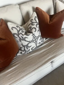 Last One OKA RARE Gawain Natural Gray £80 New In Orginal Pack - Picture 1 of 12
