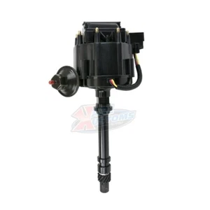 Chevy Small/Big Block V8 HEI Distributor All Black Blackout 327 350 400 396 454 - Picture 1 of 4