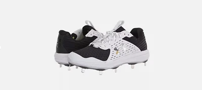 Under Armour UA Yard MT Metal Baseball Cleats Mens 15 Black White 3022999-002 - Image 1 of 4