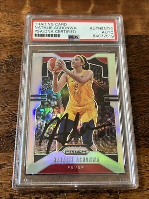 Natalie Achonwa IP Signed Prizm Card Psa Dna Coa Slab WNBA Autographed Lynx - Image 1 of 2