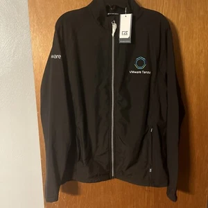 Cutter & Buck Adapt Eco Knit Hybrid Recycled Full Zip Tech Jacket Sz Medium Golf - Picture 1 of 8