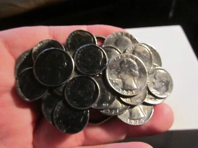 EE. UU. MONEDAS CUARTOS Y MONEDAS DE DIEZ CENTAVOS TEMA HEBILLA CINTURÓN EDICIÓN LIMITADA - GW-13 Foto 1 de 3