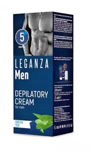 Kit de depilación rápida e indolora crema depilatoria para hombre Leganza solución 200 ml - Imagen 1 de 12
