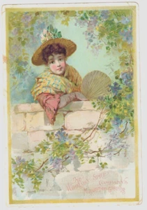 Victorian Lion Coffee Trade Card 7" X 5" Fine (L-21) 1891 - Picture 1 of 2