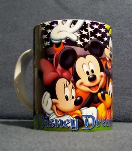 Disney - Disneyworld - Tazza Caffè Personaggi Topolino - Dipinta a Mano - Nuova - Foto 1 di 2
