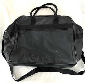Carry On Overnight Rolling Travel Black Bag 16x12x9 extends Up To 24 Inches - Picture 1 of 8