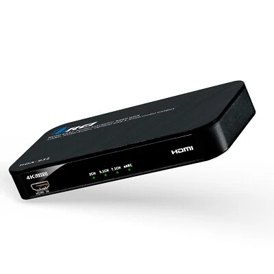 Dual HDMI EARC Audio Extractor 4K@60Hz With Optical Port & 3.5mm Jack (HDA-932) - Image 1 of 4