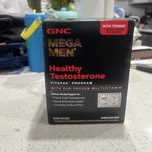 GNC Mega Men Healthy Test Vitapak 30 Packs. 00 - Picture 1 of 4