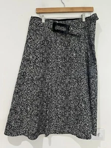 Gerry Weber skirt Belted and lined -black and white Lightweight Knee Length - Picture 1 of 12