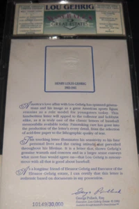 SEALED NEVER OPENED REPRO LETTER LE #D LOU GEHRIG BASEBALL'S GREAT ESTATES - Picture 1 of 5