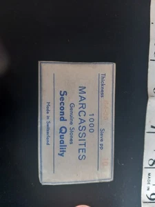 Vintage 60's Marcasite STONES - NOT 1000. SEE PHOTOS. In Original Packet + Tools - Picture 1 of 5