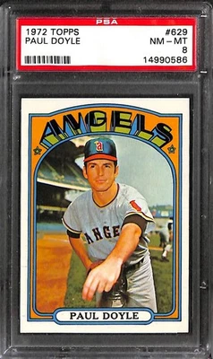 1972 TOPPS #629 PAUL DOYLE PSA 8 NM-MT 14990586  - Image 1 of 3