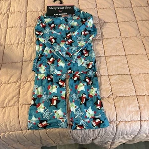 Joe Boxer Girl’s 6x Christmas Pajamas Sleepwear Top & Pants  - Picture 1 of 5