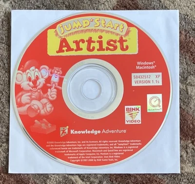 Knowledge Adventure Co Jump Start Artist Slightly Used Macintosh / Windows - Image 1 of 4