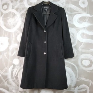 Vintage Willi Smith italienischer Unisex Gr. 4 Wollmischung Knopf Mantel ClassicCore CozyCore  - Bild 1 von 8