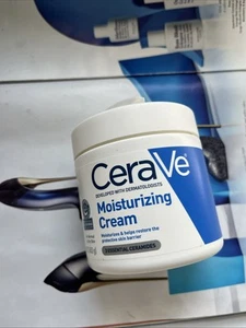 CeraVe Moisturizing Cream with Pump, Face Moisturizer & Body Lotion, 16 oz - Picture 1 of 7