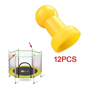 12Pcs Trampoline Pole Caps 1 inch Dia. End Pole Caps Accessory Safe Trampoline - Picture 1 of 7