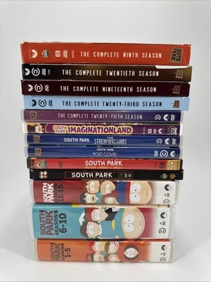 South Park DVD Seasons 1-15, 19, 20, 23, 25. With 5 Movies. Huge Lot. - Image 1 of 4