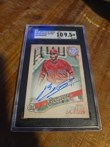 2018 Topps Gypsy Queen - Autogramme Rafael Devers SGC Autogramm 10 - Bild 1 von 3
