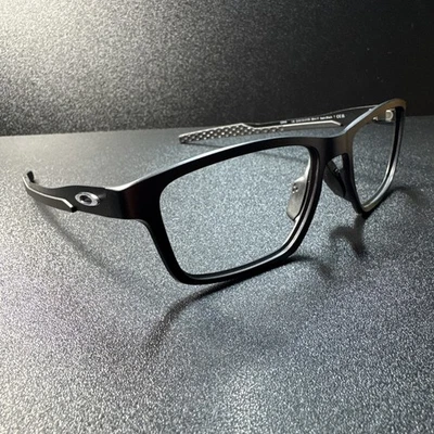 Oakley Metalink 136 OX8153-0155 55[]17 Satin Black Eyeglasses MH16 - Image 1 of 4