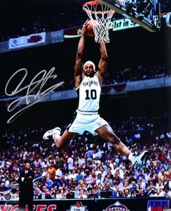 Dennis Rodman Autographed Spurs 16x20 Rebound Photo - Beckett W Hologram *Silver - Picture 1 of 11