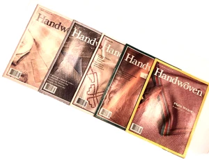Vintage 1991 Handwoven Magazine Lot Complete Weaving Loom Fiber Arts Designs - Picture 1 of 6