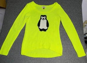 LEI Pullover Jrs M Neongelb Pinguin - Bild 1 von 8