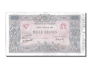 Billet, France, 1000 Francs, 1 000 F 1889-1926 ''Bleu et Rose'', 1925 - Picture 1 of 2