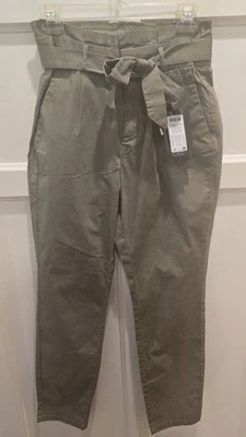 Pantalones bolsa de papel verde militar Vero Moda para mujer talla S/32 nuevos con etiquetas Foto 1 de 4