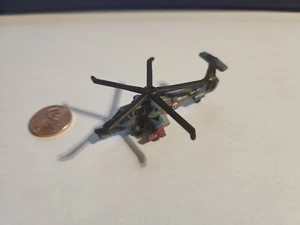 Micro Machines Military RAH-66 Comanche Helicopter Terror Troops VINTAGE Blue - Picture 1 of 4