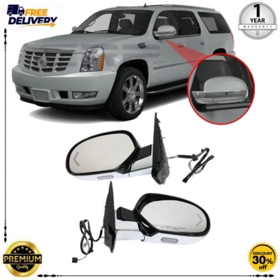 Espejo retrovisor eléctrico lateral izquierdo y derecho térmico para Cadillac Escalade 2007-2014 25776162 Foto 1 de 4