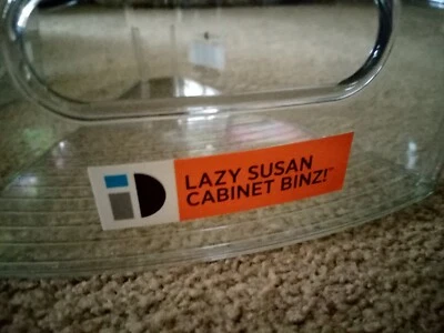 Inter Design Cabinet Binz Lazy Susan Quarter Wedge Organizer - Clear - Image 1 of 4