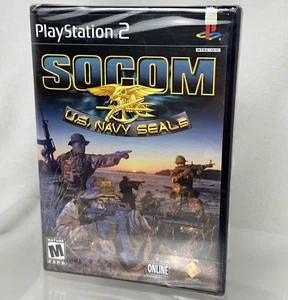 NUEVO⭐️SOCOM US Navy Seals 1 Etiqueta Negra⭐️PlayStation 2 PS2 Sellado de Fábrica - Imagen 1 de 17