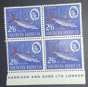 Southern Rhodesia Elizabeth II 1964 2/6 x 4 Definitive SG102 Mint C/V £16 2023. - Picture 1 of 2