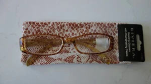 Occhiali da lettura RIVIERA marrone +1,50 con custodie coordinate 22€ - Foto 1 di 9